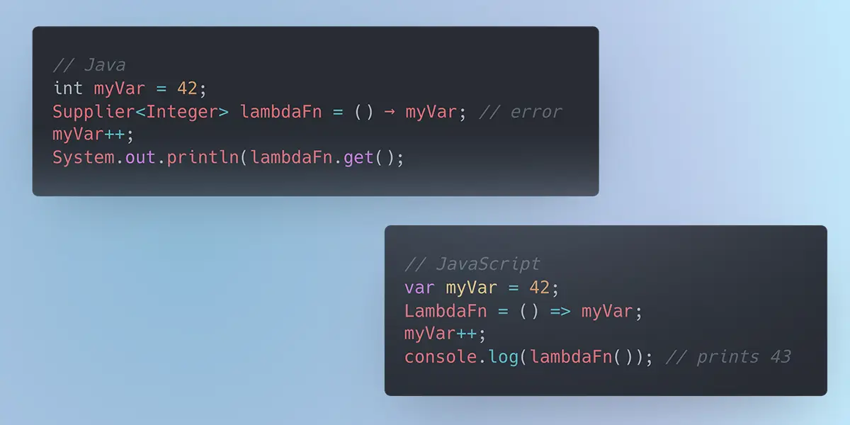 Java 8 Lambdas limitations: closures